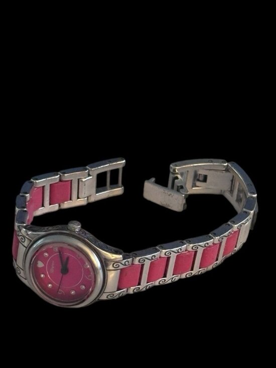 Classic Ladies Brighton Baby Brooklyn Silver Plate Watch - Pink New Battery main image 6